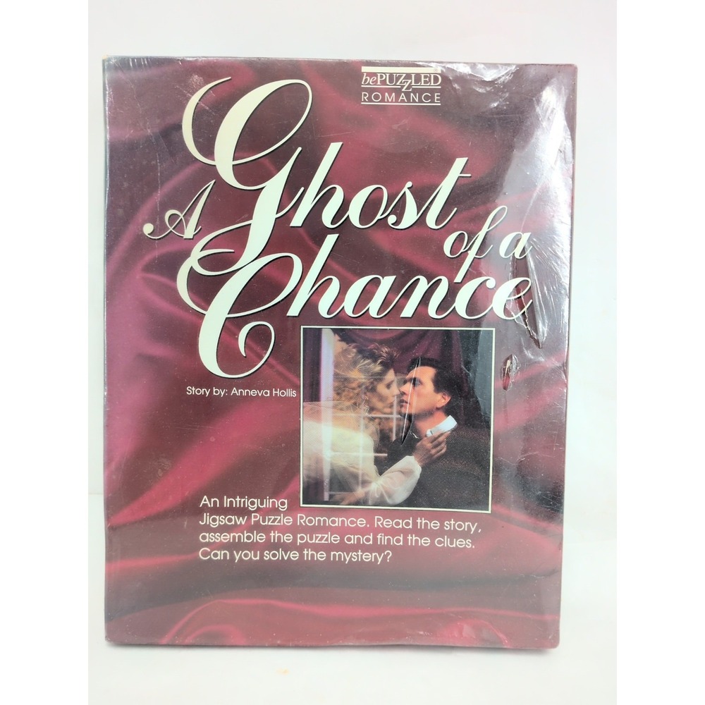 500 Piece Jigsaw Puzzle BEPUZZLED Romance A Ghost of a Chance Mystery Vintage
